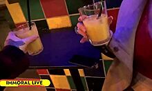 Stepdads buddy dean spanking and spitroasting friends daughter ayda in homemade video.