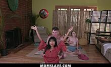 The couple joined a cult community run by the freeuse leader, becoming momslave in the group