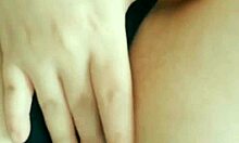 Brunette Milf Fingers Her Pussy Alone