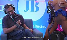 Giant titted latina rides fuck machine 😈