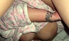 big tit milf orgasms on cock and toy