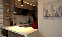 big-bottomed stepmom joins stepson and redhead girlfriend threesome