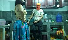 25-Year-Old Man Masturbates Big Penis in Kitchen