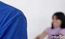 Dora La Exploradora Petite Peruvian Receives Anal Therapy from Boots