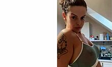 tits and mommy pov with tattooed mistress pegging