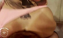 He saw the hot redhead in the kitchen in just a bikini and fucked her