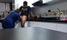 i convinced the employee to fuck in the kitchen part 1