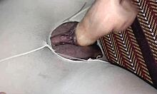 ถุงน่องที่ฉันฉีกให้เป็นรูแล้วเอาควยยัดรูแตด