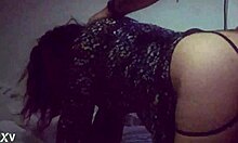 Hot Neighbor In The Dorm, Licking Her Roommate For First Time