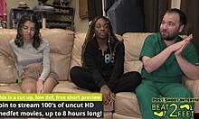 Brunette Teen Giggles as Her Dirty Feet Get Sandy on the Crowded Beach in Fetish Video