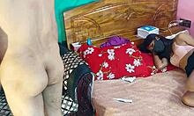 Deshi dreams come true as boyfriends fuck girlfriend and step-sister in foursome Bengali sex