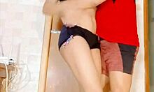 The Young Couple Has Sensual Sex at Home