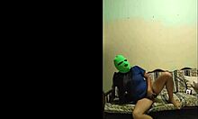 hot stepmother comes home and touches her pussy to relieve stress in homemade porn