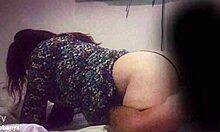 Hot Neighbor In The Dorm, Licking Her Roommate For First Time