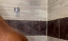 cold water but this teen whore's tight pussy heats up the shower with dildo play