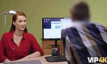 Redhead Isabella fucks guy for money despite big tits 😏 - vip4k