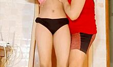 The Young Couple Has Sensual Sex at Home