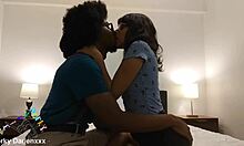 Cutie patootie feels intense pleasure during hardcore interracial doggystyle with big black cock
