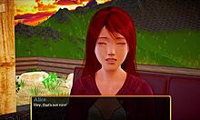 My new family with brunette, milf, teen, and redhead members