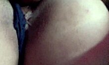 cheating wife sucks and fucks stranger outdoor before he creampies her in the hotel