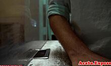 Seductive Arabian babe asks, 'Want to see me ride this huge cock?'