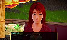 My new family with brunette, milf, teen, and redhead members