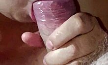 korean wife sucks cock in close-up, feeling the cum build