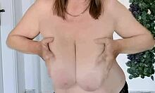 Chic And Cheeky Granny Mariaolds Black Lingerie Strip Dance