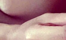 korean wife sucks cock in close-up, feeling the cum build