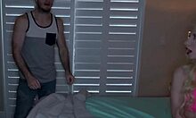 Hot & naughty babysitter rides cock in shaved pussy 😏