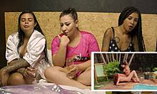 Reacting to film while watching first porn