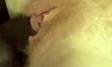 hairy ginger pussy is fucked by bbc!