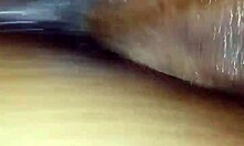 arab couple has hard anal sex and creampie, she loves it