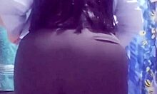 Secretaria Culona Mexicana Se Quita Todo Su Uniforme en el Cuatro de Lavado del Trabajo y Muestra Todos Su Culo Gordo y Sus Ricos Senos