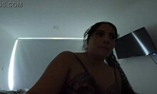 Stepsister cums into my room enjoying herself dancing teasing in my new apartment condo.