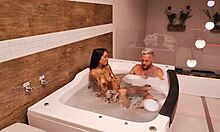 Hot Brunette Screams In Ecstasy From Deep Anal And Cumshot