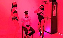 stepsisters tease stepbrother at college party