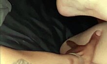 Hey, this babe plays with her wet shaved pussy in a group setting