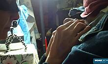 busty granny sucks small cock and craves cum