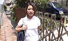 G-cup gal outdoor shame play with vibrator