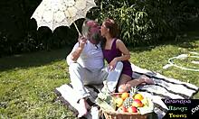 y beauty rides old man's cock with emotional connection