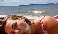 Beautiful blowjob on the river - cristallgloss vertical 4k 😘