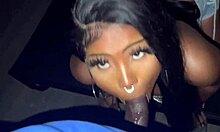 How wet is this blowjob with cum in my mouth?