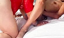 Mature Milf Licks Ass While I Pound Girlfriend's Pussy Deep And Hard