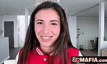 Sweet College Teen Feels Intense Pleasure During Anal With Muscular Stud