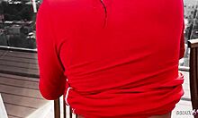 I risked a no-condom fuck with this tanned latina model on the balcony, her long nipples and perfect body driving me wild