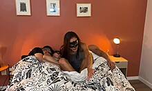 Teasing post-party partner swap