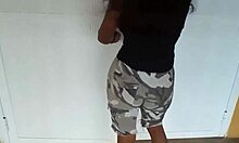 her trembling legs indicate approaching orgasm