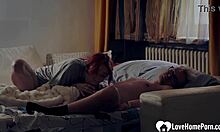 Redhead Stepmom Pussy Pounded Hard!