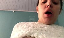 romantic sex with sexy big-assed latina girlfriend's natural tits and small waist